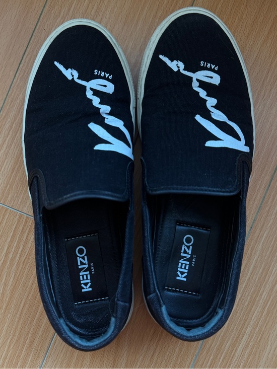 Kenzo Shoes - Kenzo Black Slip On Loafers - Size 38